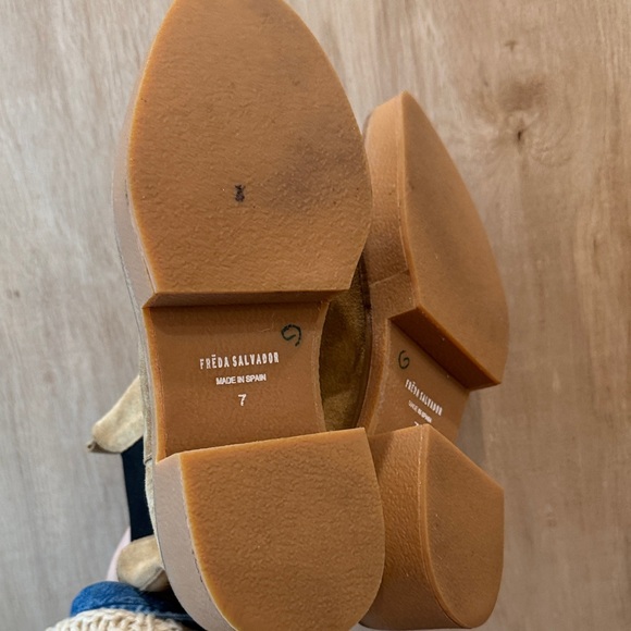 Freda Salvador Camel Suede Celia Booties - Picture 3 of 8